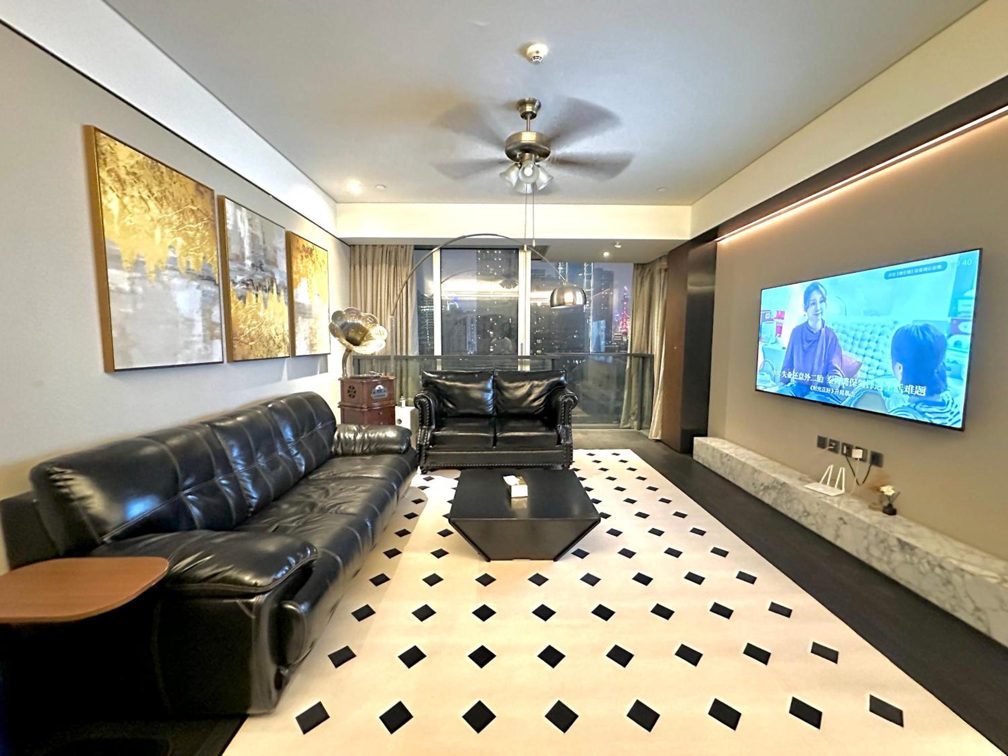 Zhome-Luxury Three-Bedroom Suite-Near The Bund Shanghaj Zewnętrze zdjęcie