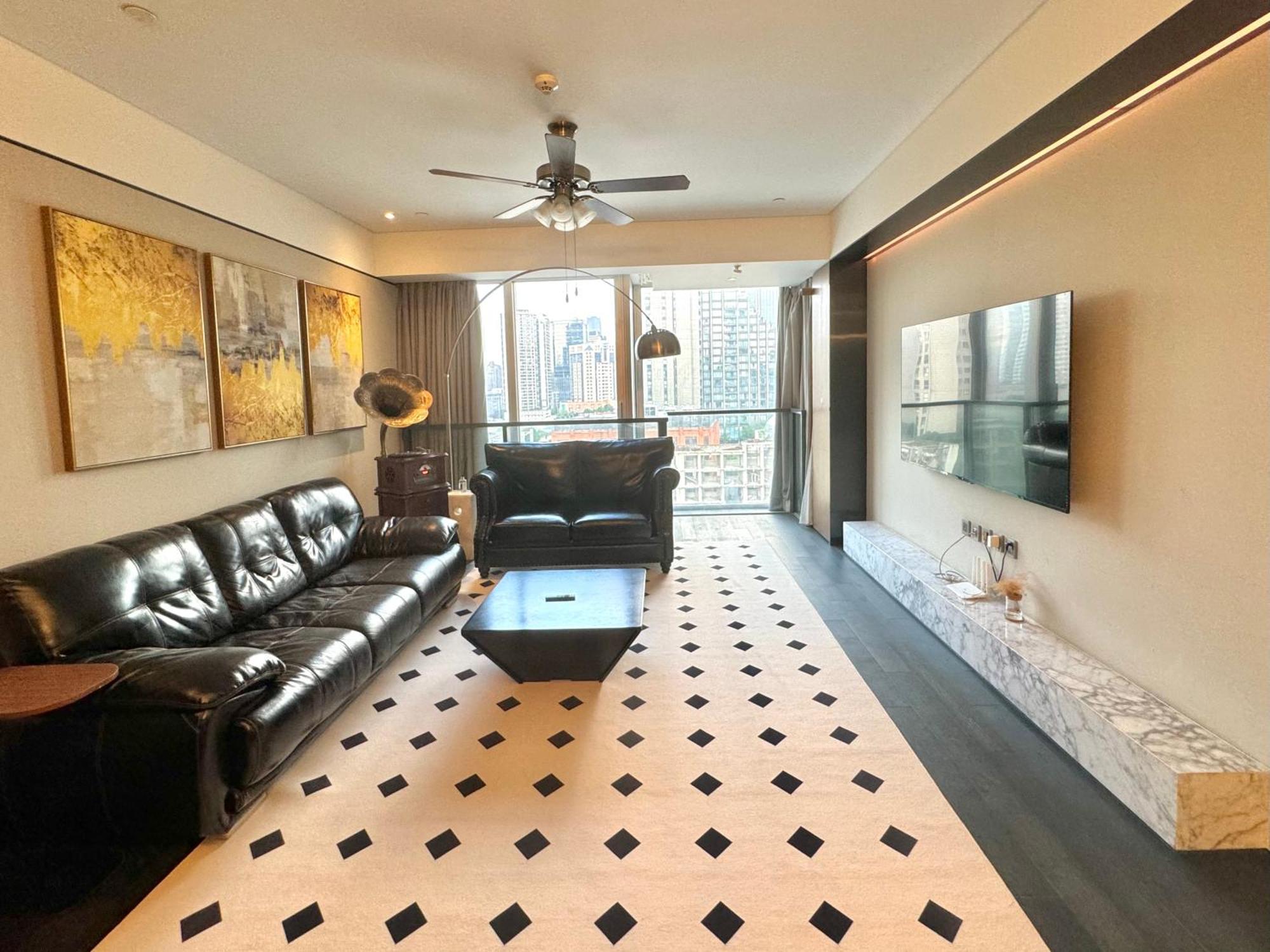 Zhome-Luxury Three-Bedroom Suite-Near The Bund Shanghaj Zewnętrze zdjęcie
